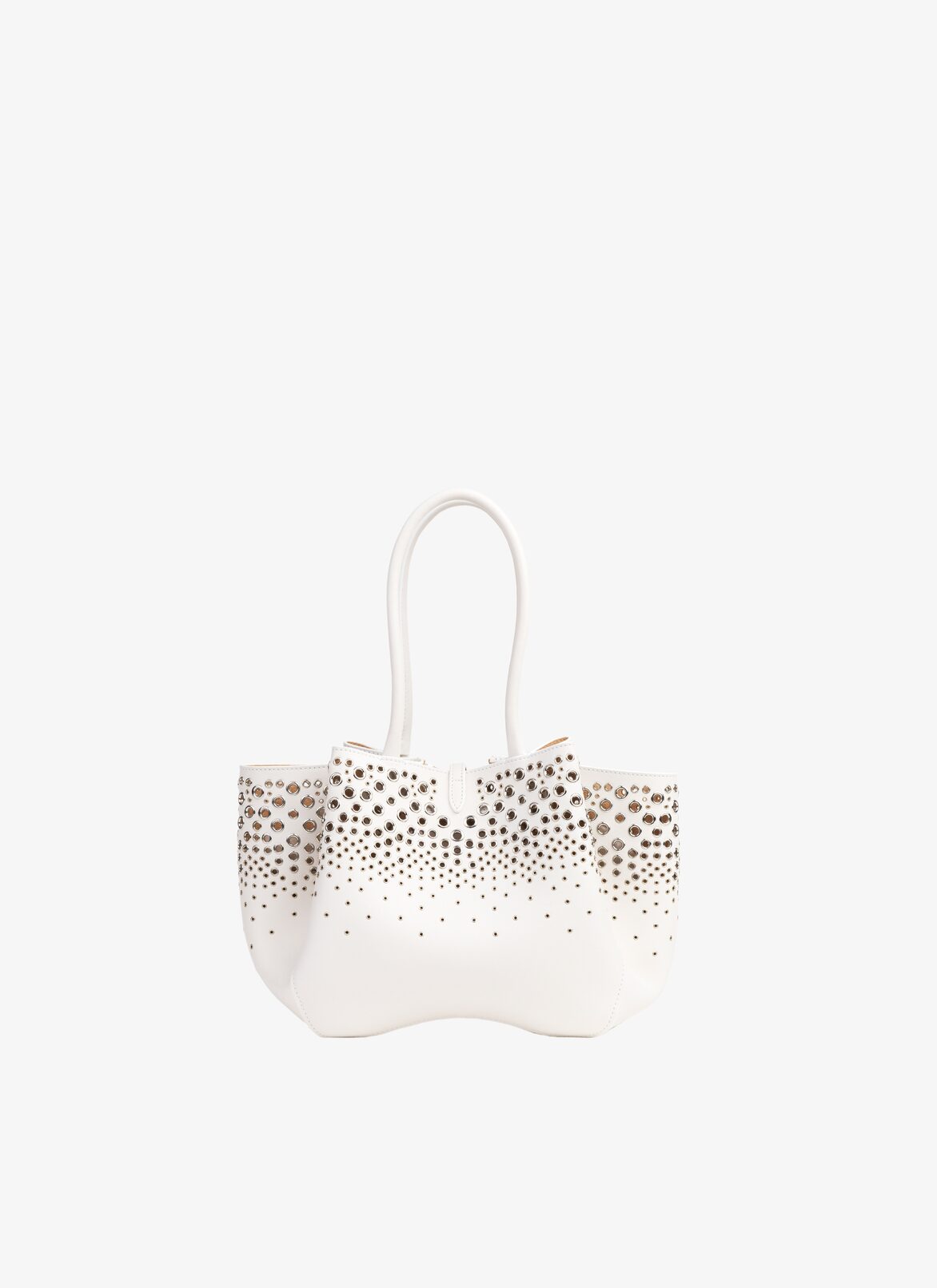 EYELET ANGELE 20 BAG ALAÏA OPTIC WHITE EYELET ANGELE 20 BAG